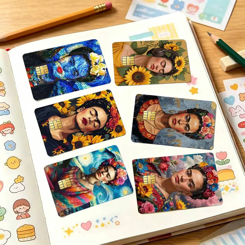 Printed Art Frida Kahlo Cartoon Credit Card HD Stickers Small Chip Waterproof Sticker Game Card Decal Gift
Printed Art Frida Kahlo Cartoon Credit Card HD Stickers Small Chip Waterproof Sticker Game Card Decal Gift