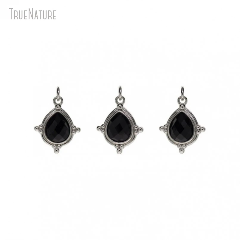10Pcs Wholesale Silver Color Black Onyx Drop Shape Teardrop Jewelry Pendant PM50438
10Pcs Wholesale Silver Color Black Onyx Drop Shape Teardrop Jewelry Pendant PM50438