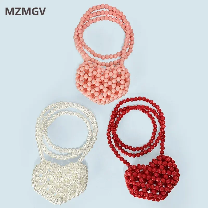 Fashion Heart Shape Women's Acrylic Beaded Crossbody Bag Cute Mini Wedding Party Clutches Lipstick Pouch Sweet Girls Solid Color
Fashion Heart Shape Women's Acrylic Beaded Crossbody Bag Cute Mini Wedding Party Clutches Lipstick Pouch Sweet Girls Solid Color