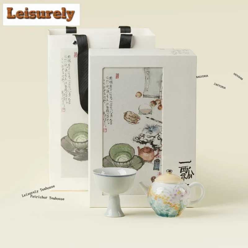 Ancient Green Double Line Tea Set Complete Set Antique Tea Ceremony Set Teapot And Tea Cup Set Drinkware Supplies Decoration
Ancient Green Double Line Tea Set Complete Set Antique Tea Ceremony Set Teapot And Tea Cup Set Drinkware Supplies Decoration