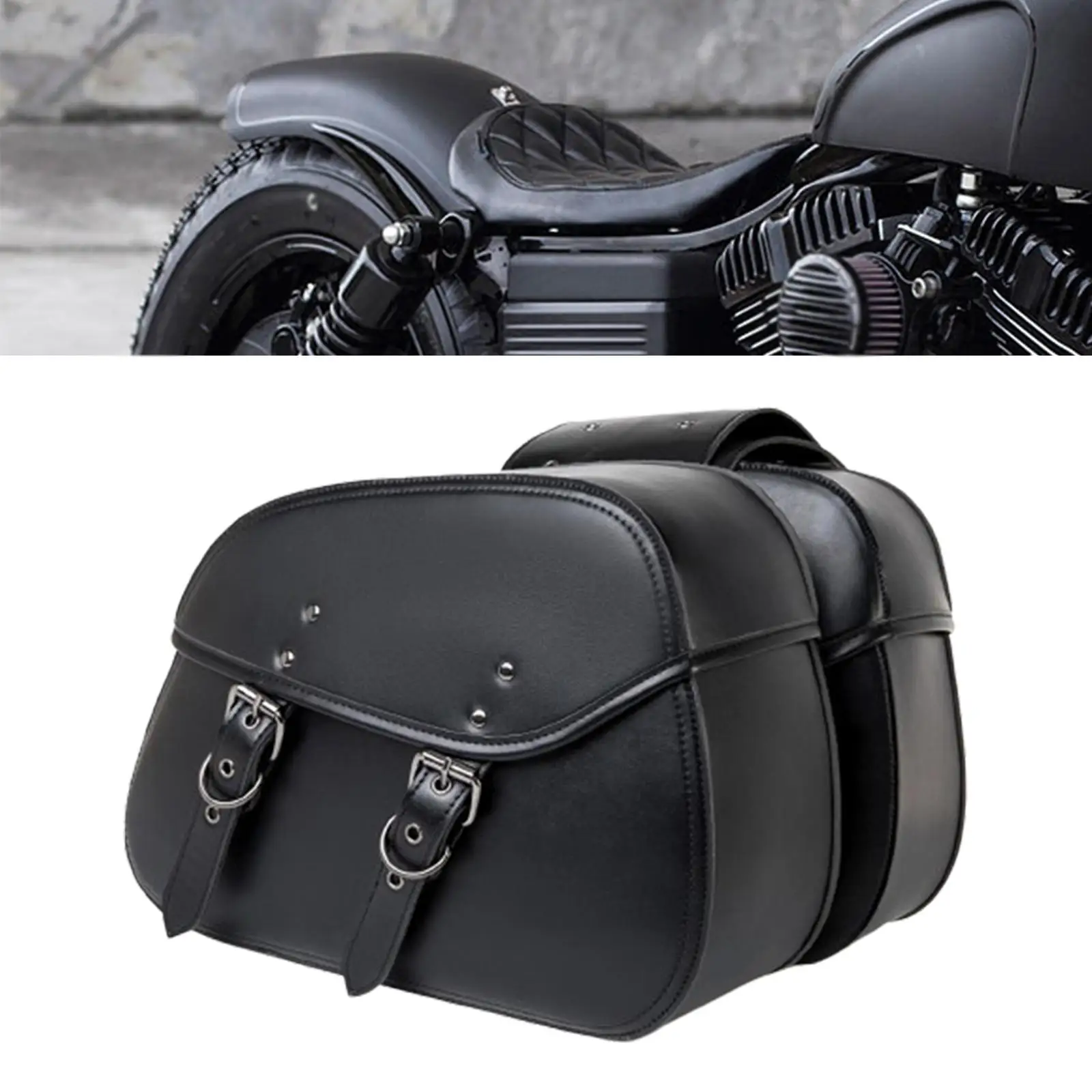 Generic Motorcycle Saddle Bag Accessories Wear Resistant Portable Practical 
Generic Motorcycle Saddle Bag Accessories Wear Resistant Portable Practical