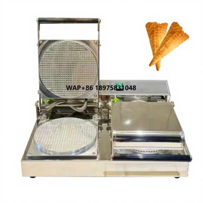220V/50Hz 1300 + 1300w Commercial Electric Double Head Cone Ice Cream Crispy Machine Ice Cream Cone Maker
220V/50Hz 1300 + 1300w Commercial Electric Double Head Cone Ice Cream Crispy Machine Ice Cream Cone Maker