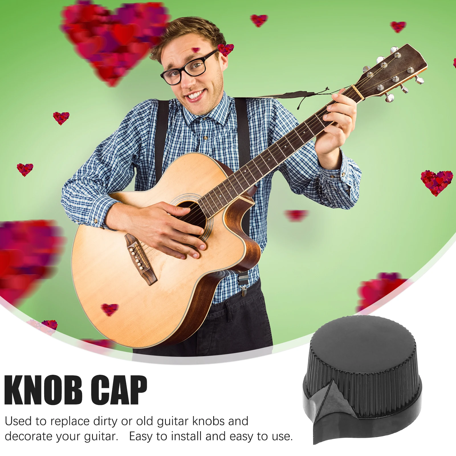 Knob Cap Potentiometer Caps Replacement Guitar Volume Knobs Sound Tuning Control
Knob Cap Potentiometer Caps Replacement Guitar Volume Knobs Sound Tuning Control
