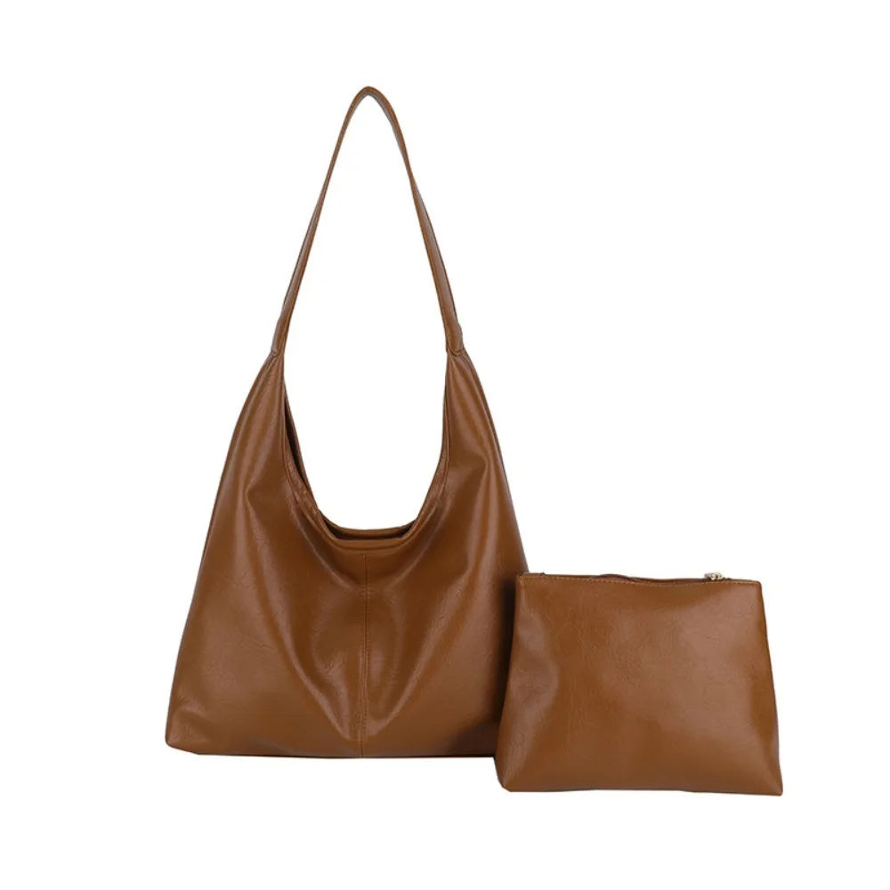 Solid Color Large Capacity Women Tote Bag Lightweight Simple PU Leather Bag Soft Handbag Shopping
Solid Color Large Capacity Women Tote Bag Lightweight Simple PU Leather Bag Soft Handbag Shopping