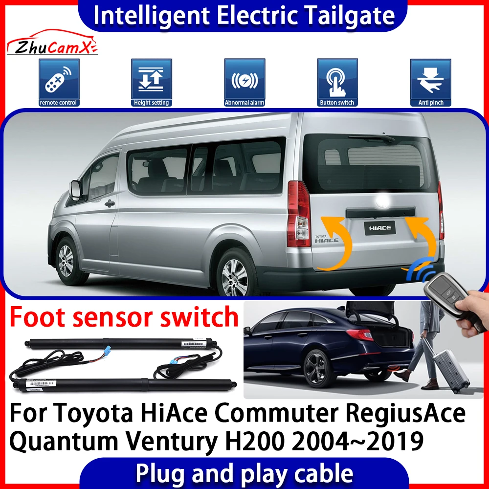 Automatic Trunk Intelligent Electric Tail Gate Lift Tailgate for Toyota HiAce Commuter RegiusAce Quantum Ventury H200 2004~2019
Automatic Trunk Intelligent Electric Tail Gate Lift Tailgate for Toyota HiAce Commuter RegiusAce Quantum Ventury H200 2004~2019