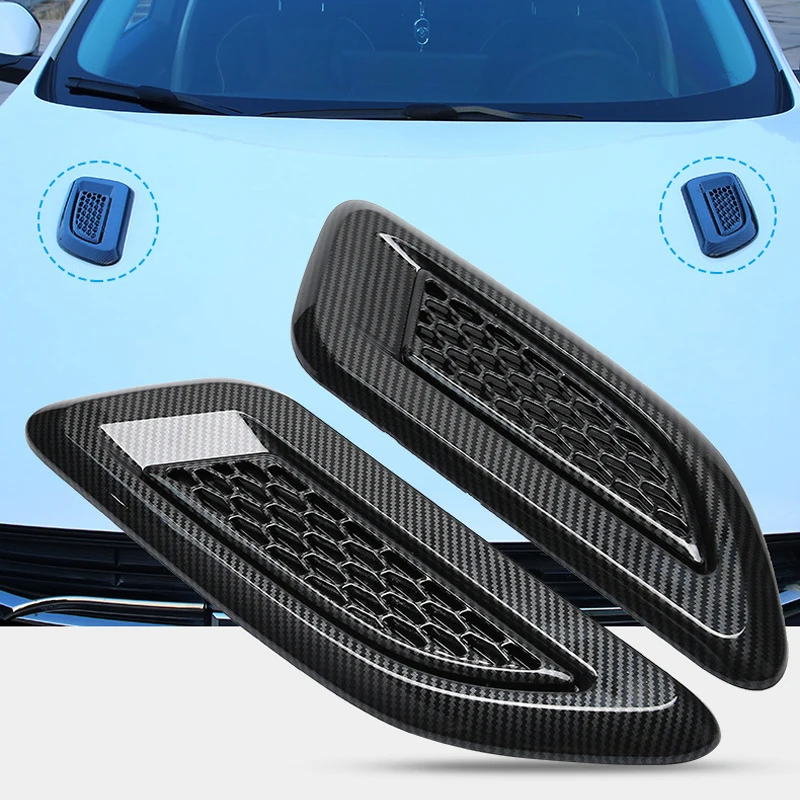 2Pcs Universal Car Air Intake Inlet Bonnet Hoods Scoop Vents Sticker Decorative Cover Tuning Auto For Mustang Accessories
2Pcs Universal Car Air Intake Inlet Bonnet Hoods Scoop Vents Sticker Decorative Cover Tuning Auto For Mustang Accessories