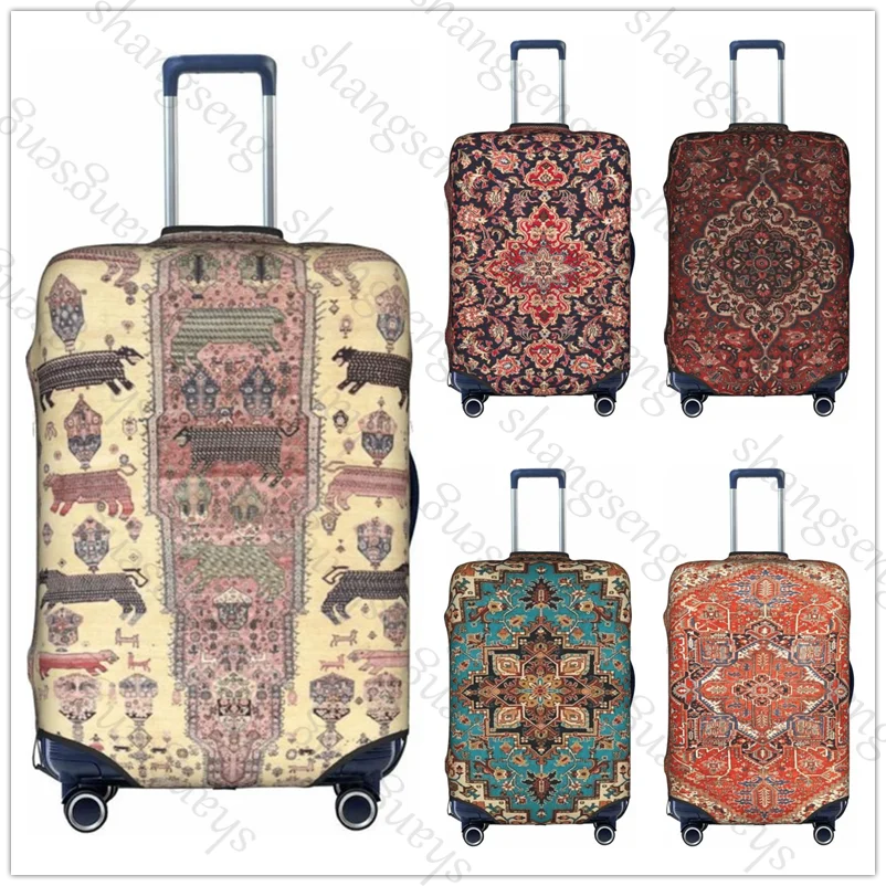 Винтажный защитный чехол для дорожного чемодана с антикварным персидским ковровым принтом, чехол для чемодана, эластичный защитный моющийся чехол для багажа
Винтажный защитный чехол для дорожного чемодана с антикварным персидским ковровым принтом, чехол для чемодана, эластичный защитный моющийся чехол для багажа