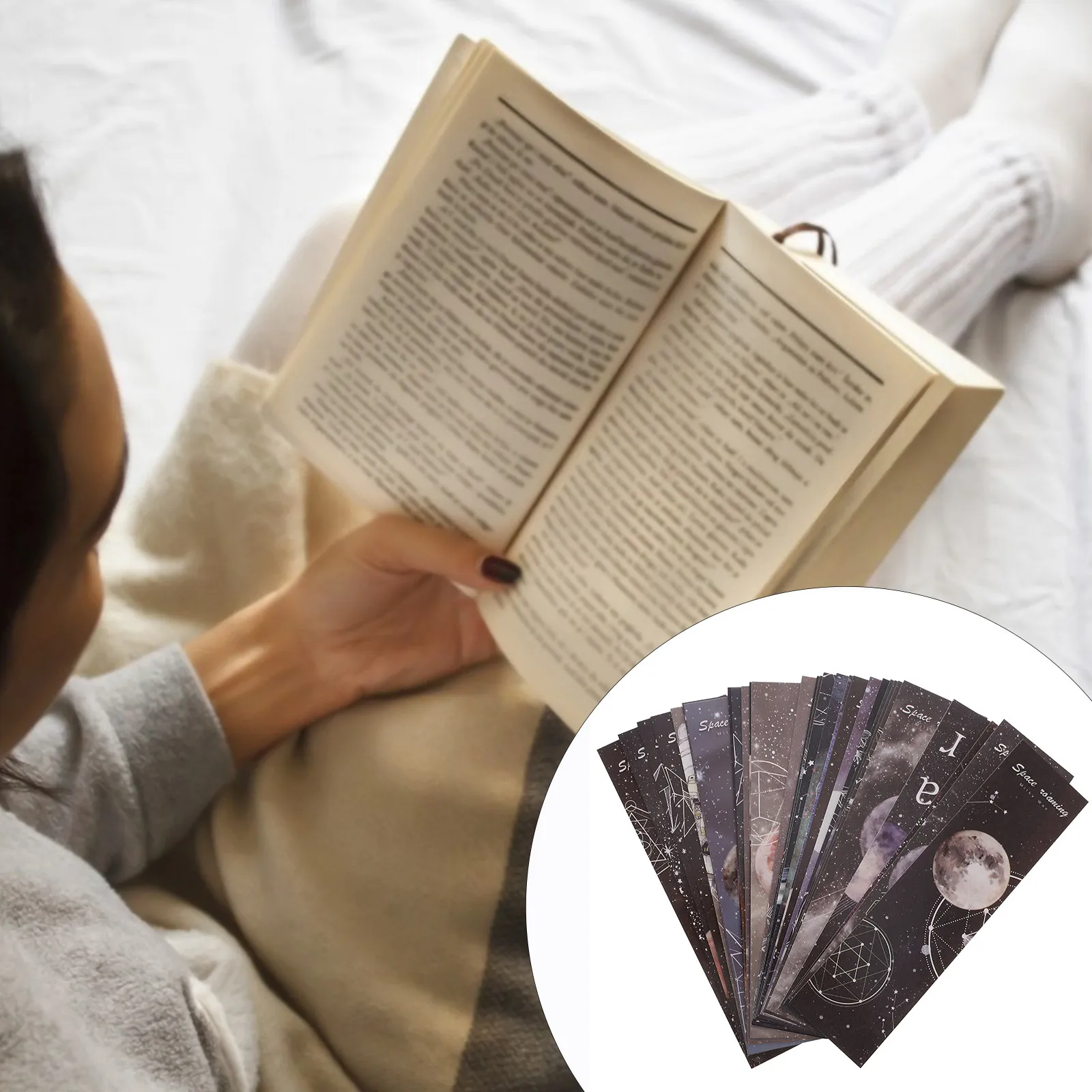 60Pcs Space Theme Bookmarks Paper Bookmarks DIY Exquisite Student Bookmark Earth Planet Decorative Book Flag for Office School
60Pcs Space Theme Bookmarks Paper Bookmarks DIY Exquisite Student Bookmark Earth Planet Decorative Book Flag for Office School