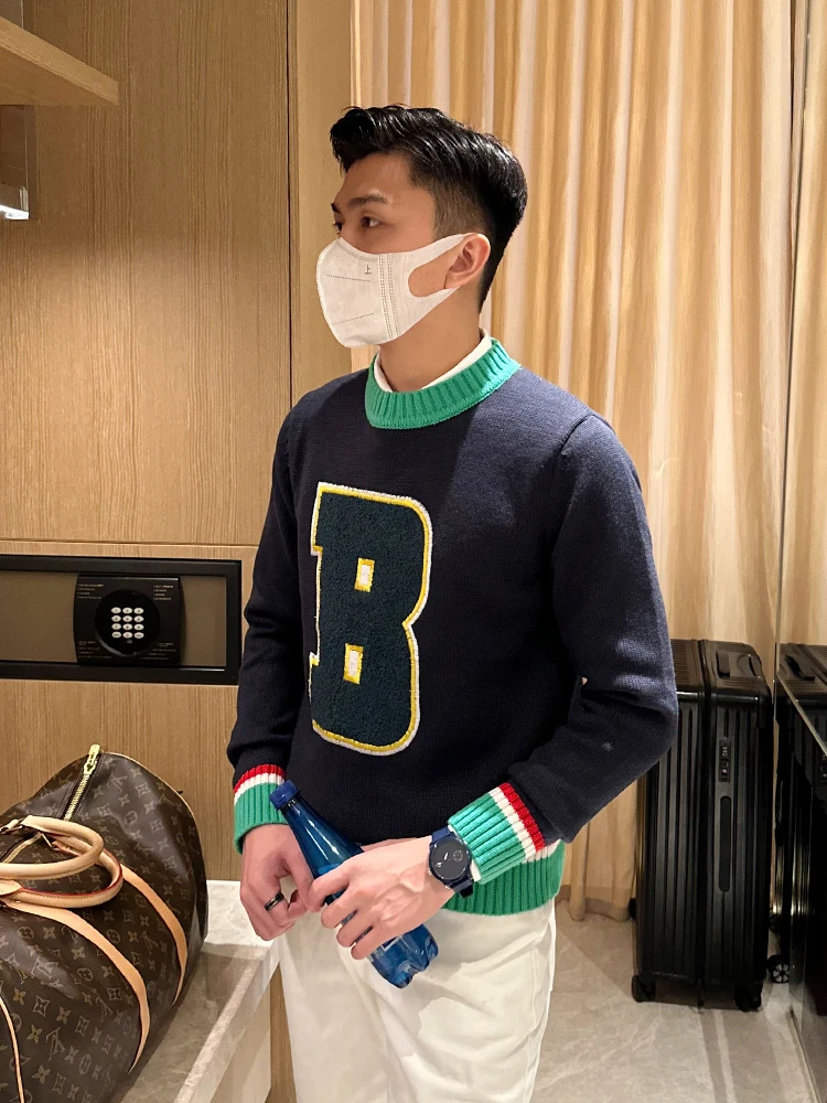 Мужской вязаный свитер с модным британским дизайном, круглым вырезом, зимний топ, молодежный повседневный стиль, длинный рукав, свитер с круглым вырезом
Мужской вязаный свитер с модным британским дизайном, круглым вырезом, зимний топ, молодежный повседневный стиль, длинный рукав, свитер с круглым вырезом