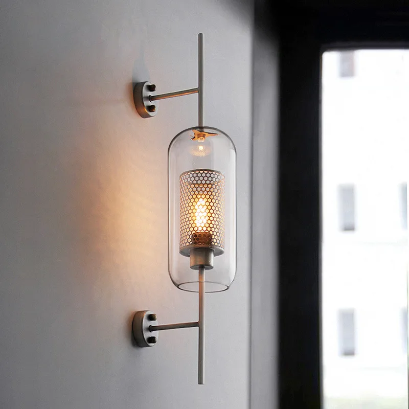 Modern Industrial Wall Lamp Glass Wall Decorative Lights Kitchen Living Room Bedroom Dining Room Study Light Fixtures WJ123022
Modern Industrial Wall Lamp Glass Wall Decorative Lights Kitchen Living Room Bedroom Dining Room Study Light Fixtures WJ123022