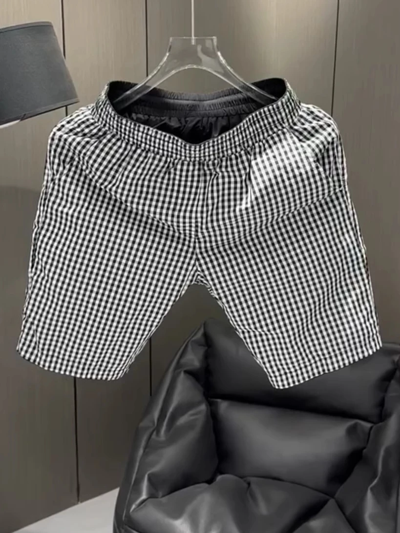 Casual Men's Summer ort Pants Thin Qui Dry Spor Plaid High End Haome Youthful Active Knee-Length Straight Leg Trousers
Casual Men's Summer ort Pants Thin Qui Dry Spor Plaid High End Haome Youthful Active Knee-Length Straight Leg Trousers