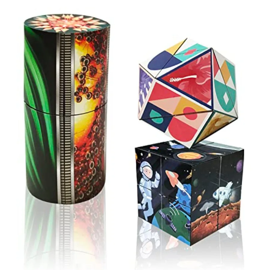 Limited-time special offer 3D Flips Magic Cube Set, 3 Pack Infinity Cube Fidget Toys, Transforms Puzzle Cubes for Stress Anxiet
Limited-time special offer 3D Flips Magic Cube Set, 3 Pack Infinity Cube Fidget Toys, Transforms Puzzle Cubes for Stress Anxiet