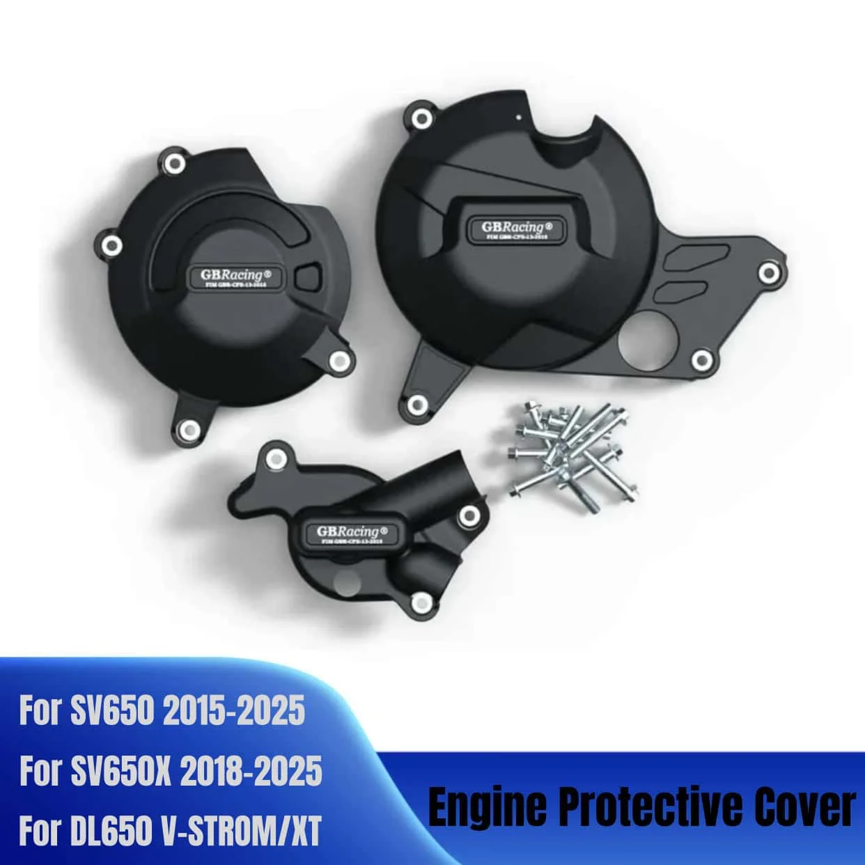 For Suzuki SV650 / SV650X / DL650 V-STROM / XT 2015-2025 Engine guard cover For GBRacing Motorcycle Engine Protection Cover
For Suzuki SV650 / SV650X / DL650 V-STROM / XT 2015-2025 Engine guard cover For GBRacing Motorcycle Engine Protection Cover