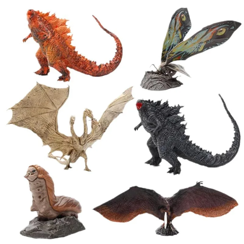 Hot New 6pcs/set Cute Ver. Gojira Godzilla King Ghidorah Mothra Rodan 7-11cm PVC Action Figure Collectible Model Toys Gifts
Hot New 6pcs/set Cute Ver. Gojira Godzilla King Ghidorah Mothra Rodan 7-11cm PVC Action Figure Collectible Model Toys Gifts