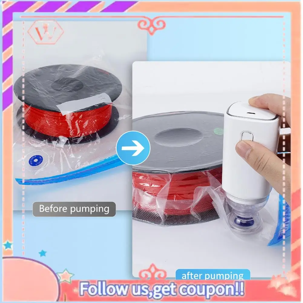 Upgraded USB Rechargeable Electric Air Pump For 3D Printer PLA Filament Vacuum Bag One-Key Quick Pumping Filament Dry Sealer A D
Upgraded USB Rechargeable Electric Air Pump For 3D Printer PLA Filament Vacuum Bag One-Key Quick Pumping Filament Dry Sealer A D