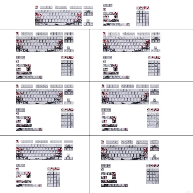 F19C 128Keys Plum Blossom Клавки Толстые клавиши на 87/96/104/108 для механических переключателей клавиатуры 7
F19C 128Keys Plum Blossom Клавки Толстые клавиши на 87/96/104/108 для механических переключателей клавиатуры 7