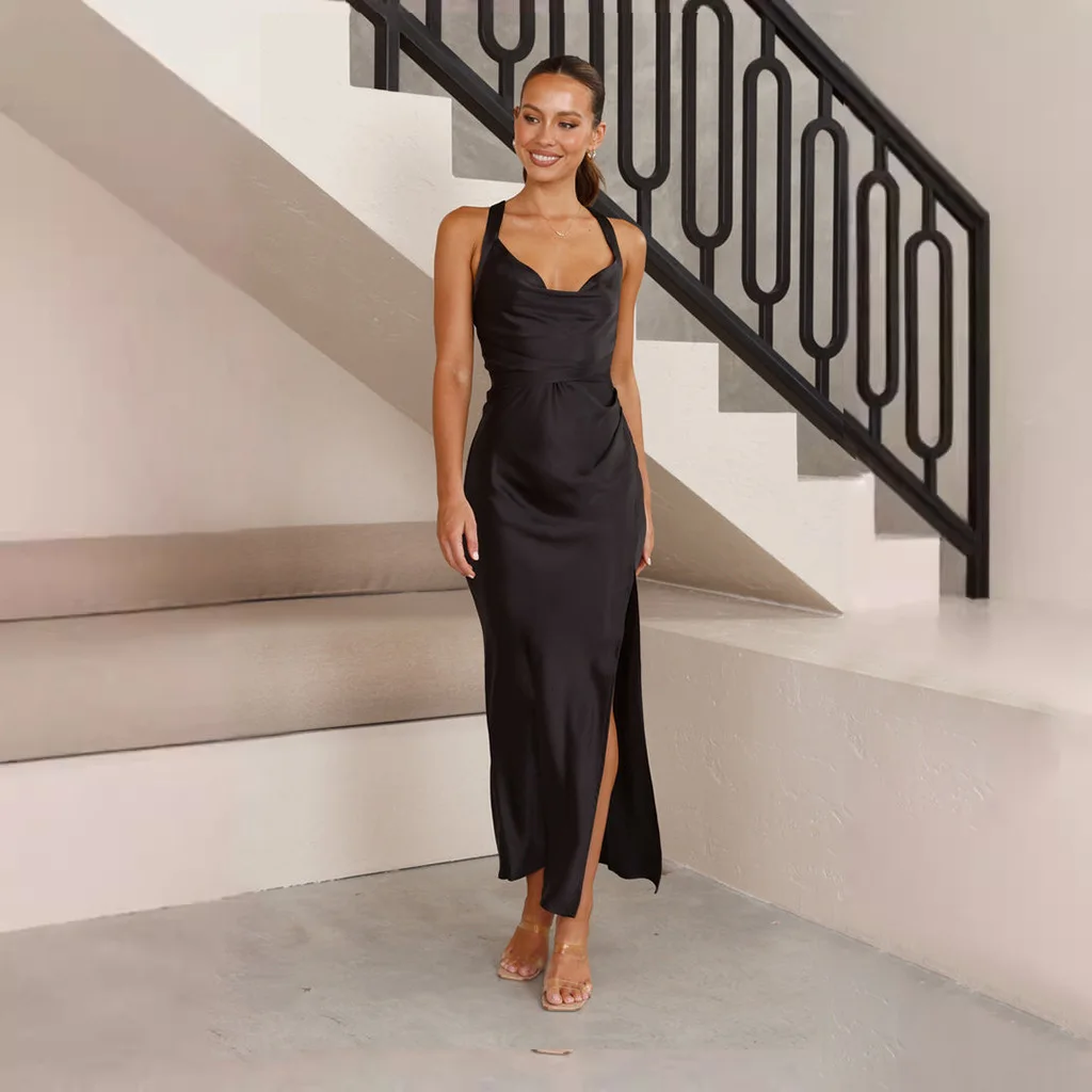 Long Dresses Robe Longue Femmes 2025 Trend Bridesmaid Long Dress For Wedding Party Women In Black Elegant Dress
Long Dresses Robe Longue Femmes 2025 Trend Bridesmaid Long Dress For Wedding Party Women In Black Elegant Dress