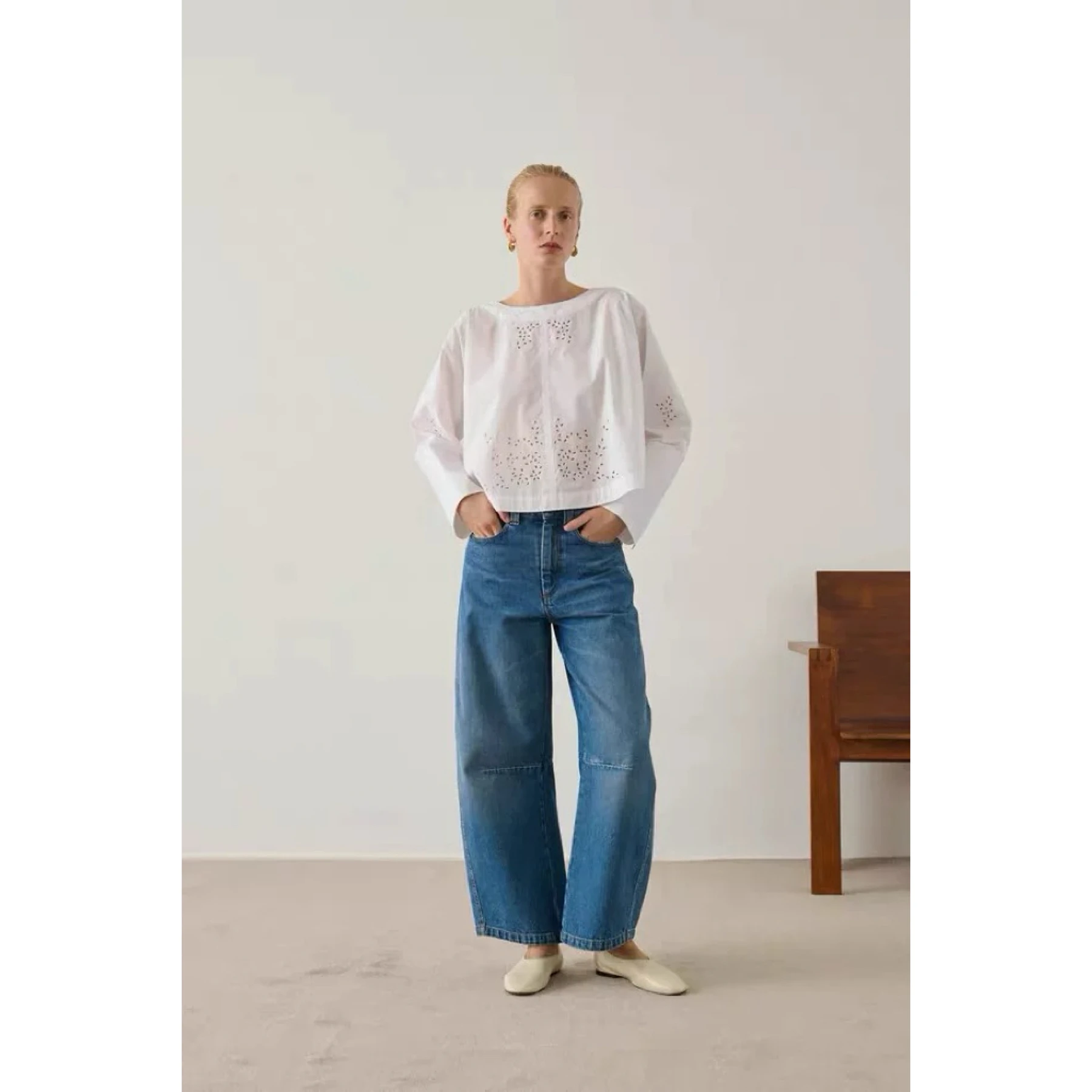 Paris Soeu Loose Hollow out Shirt Spring 2026 Handpicked Exclusive Breathable Cotton Long Sleeve round Neck Women's Shirt
Paris Soeu Loose Hollow out Shirt Spring 2026 Handpicked Exclusive Breathable Cotton Long Sleeve round Neck Women's Shirt