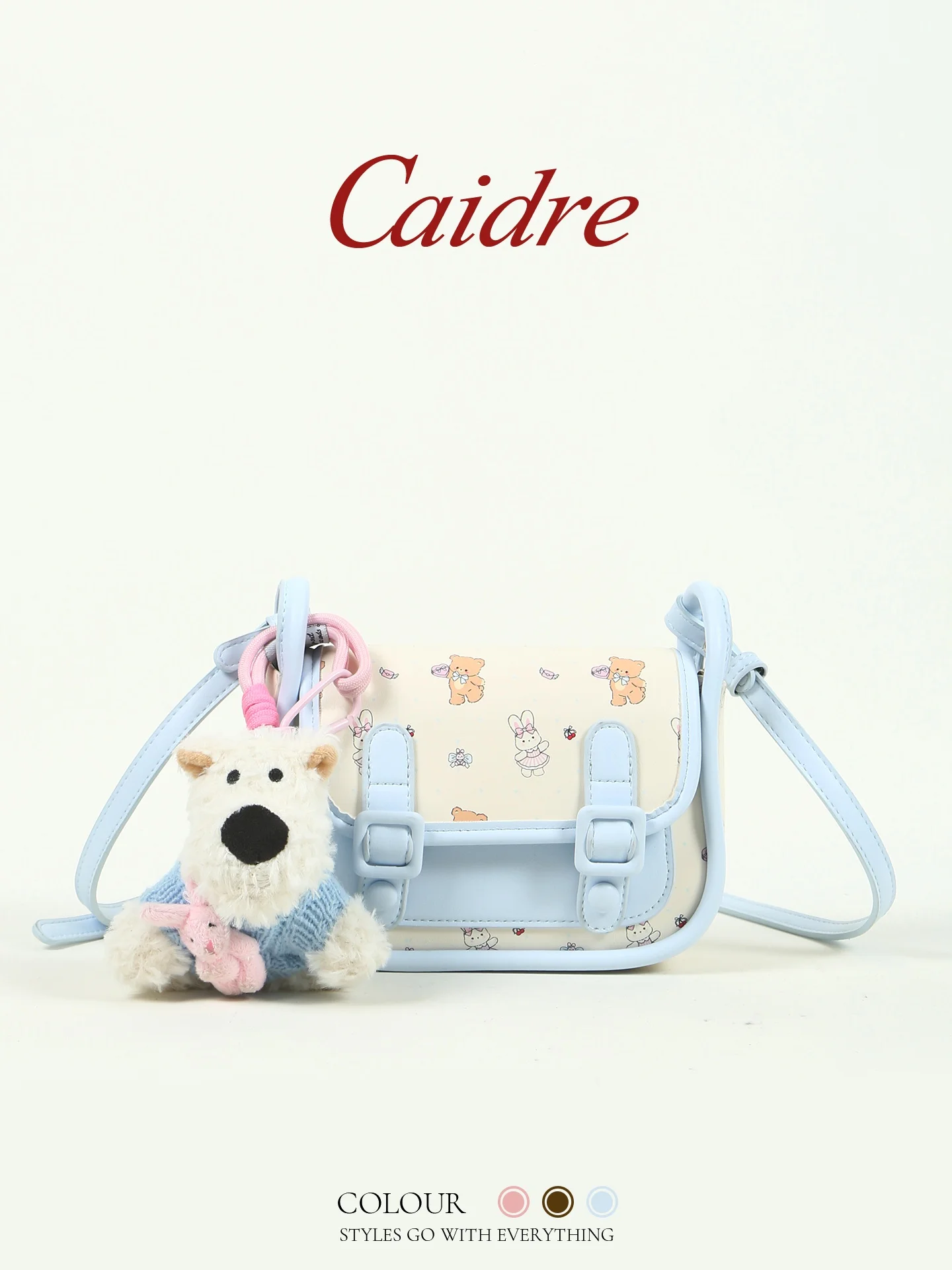 Caidre Cute Little Bear Crossbody Bag Women's Birthday Gift Shoulder Bag Cartoon Print Underarm Bag Medium Hardness Soft Handle
Caidre Cute Little Bear Crossbody Bag Women's Birthday Gift Shoulder Bag Cartoon Print Underarm Bag Medium Hardness Soft Handle