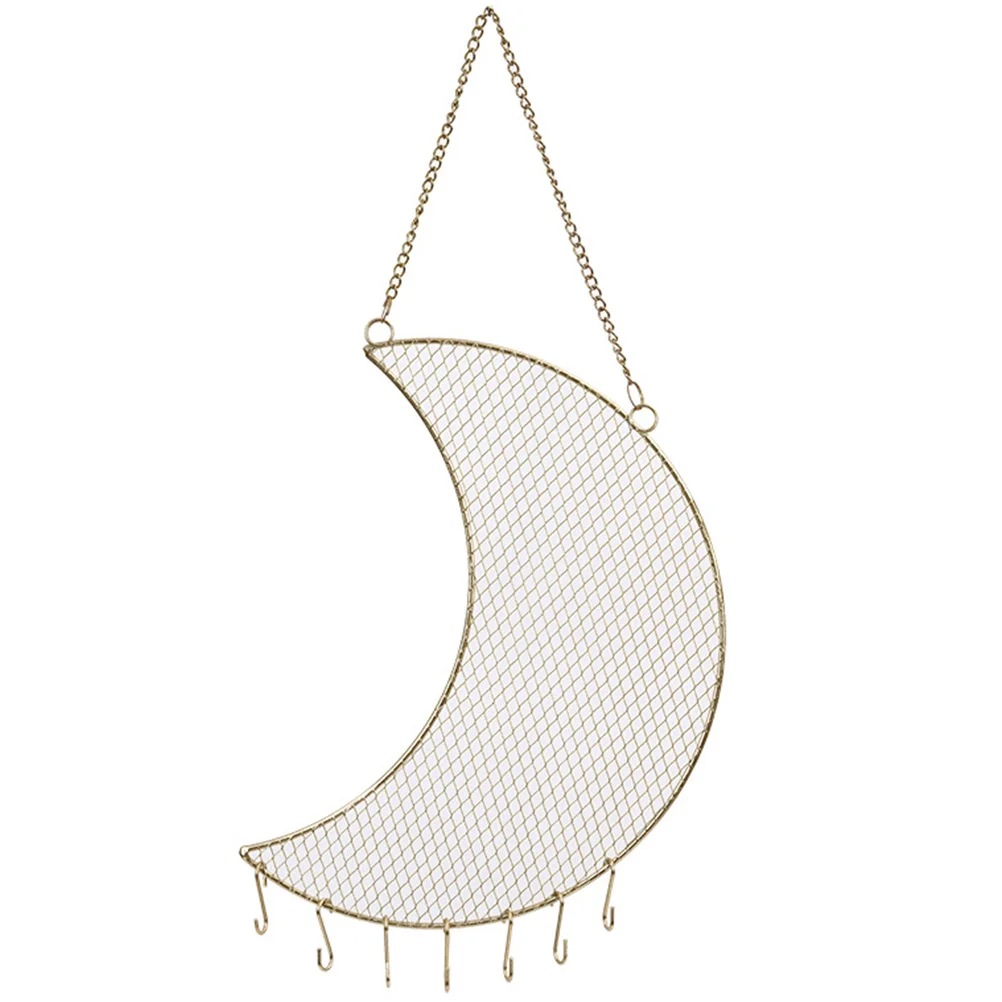 Moon Shape Wall Hanging Jewelry ganizer Earrings Necklace Holder Display Rack Grid Miss Show Decor Storage Sorting
Moon Shape Wall Hanging Jewelry ganizer Earrings Necklace Holder Display Rack Grid Miss Show Decor Storage Sorting