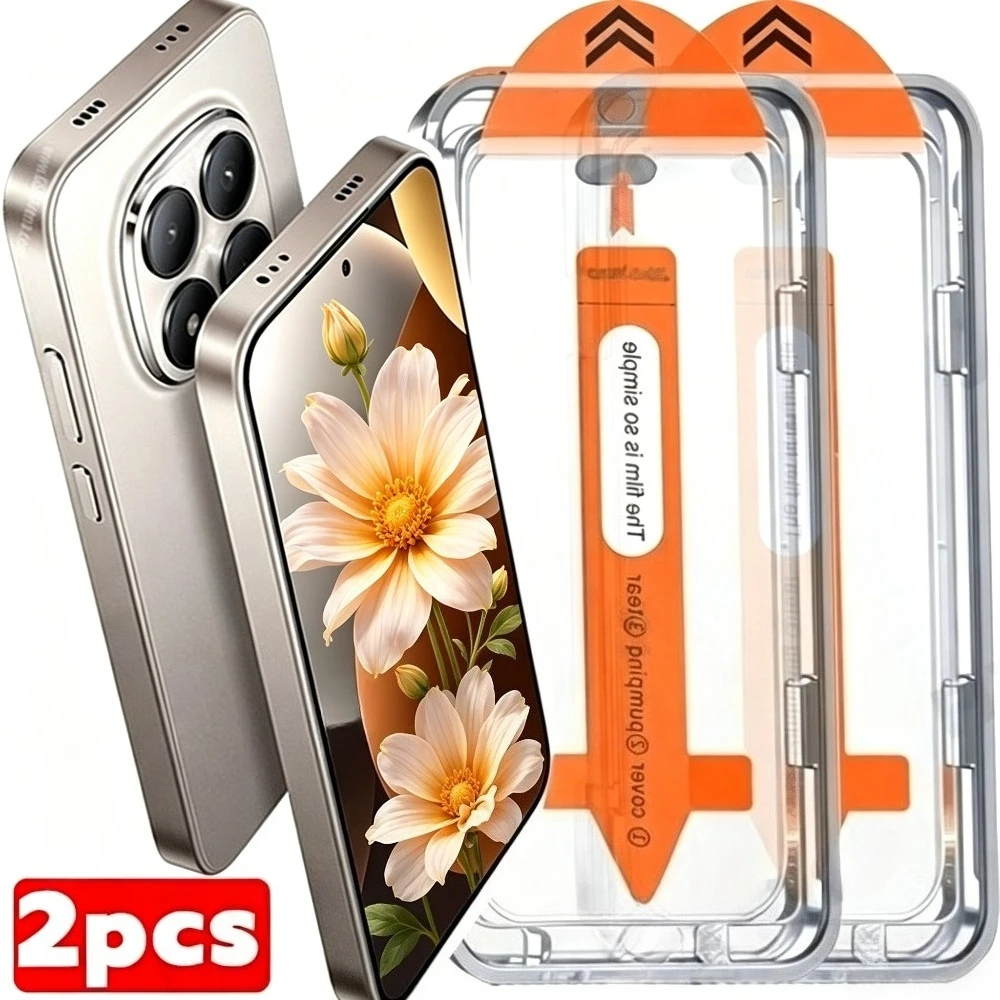 2Pcs Ultra Clear Full Screen Protector for Redmi Note 15 14 13 Pro Plus 15 14 13 Pro 15 14 13 14S One Click Installation Glass
2Pcs Ultra Clear Full Screen Protector for Redmi Note 15 14 13 Pro Plus 15 14 13 Pro 15 14 13 14S One Click Installation Glass