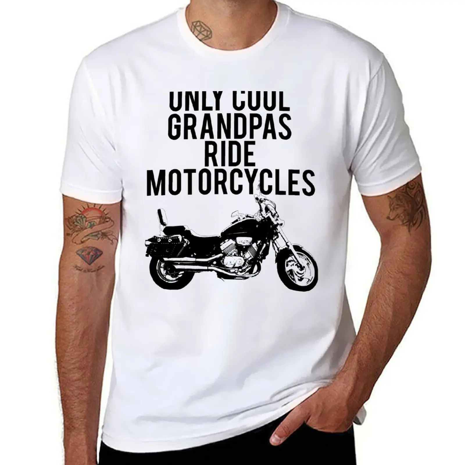 Cool Grandpas Ride Motorcycles T-Shirt graphic t shirts for man cotton t shirts man 100% T-Shirt
Cool Grandpas Ride Motorcycles T-Shirt graphic t shirts for man cotton t shirts man 100% T-Shirt
