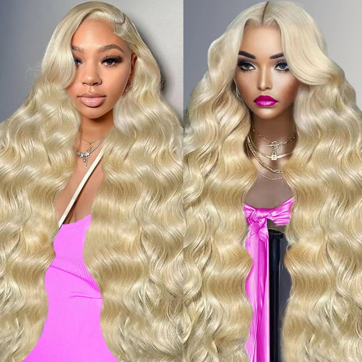 42 Inch 613 Honey Blonde Body Wave 200 Density 13x6 HD Lace Front Human Hair Wigs 13x4 HD Lace Frontal Wig for black women
42 Inch 613 Honey Blonde Body Wave 200 Density 13x6 HD Lace Front Human Hair Wigs 13x4 HD Lace Frontal Wig for black women