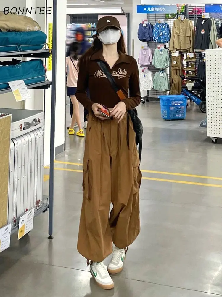 Cargo Pants Women Long Safari Style BF Loose Leisure High Waist Vintage Student Streetwear All-match Female Trousers New Spring
Cargo Pants Women Long Safari Style BF Loose Leisure High Waist Vintage Student Streetwear All-match Female Trousers New Spring
