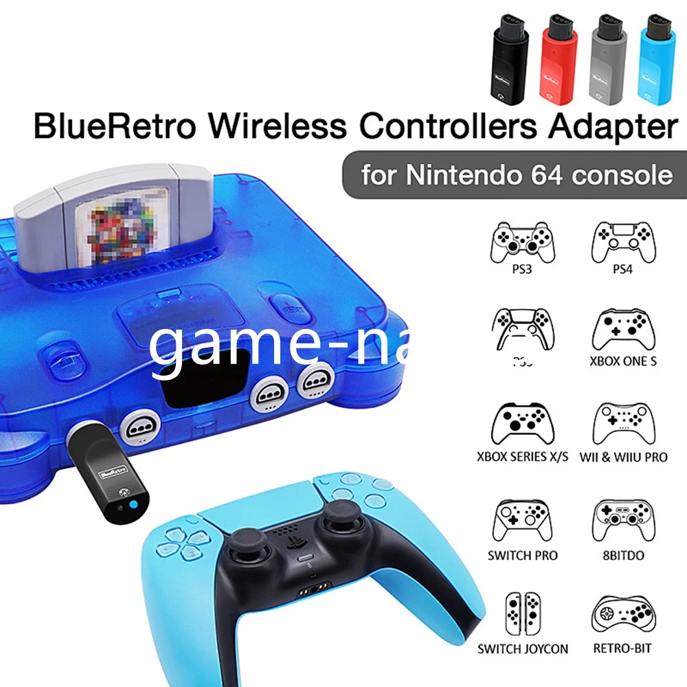 1 шт. BlueRetro беспроводные игровые контроллеры адаптер для консоли N64 для PS4 PS5 Nintendo Switch Bluetooth контроллер конвертер
1 шт. BlueRetro беспроводные игровые контроллеры адаптер для консоли N64 для PS4 PS5 Nintendo Switch Bluetooth контроллер конвертер
