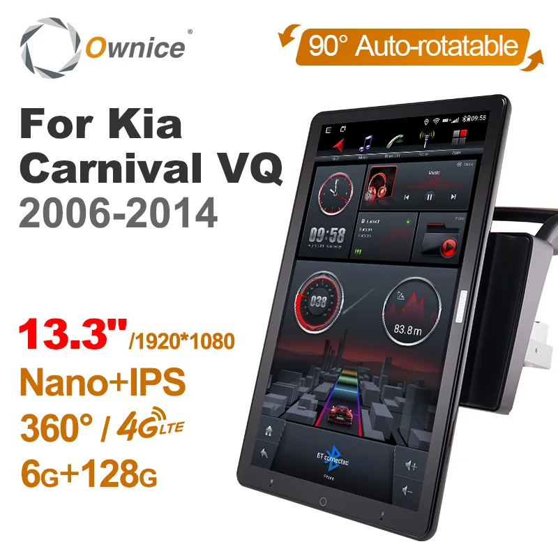 1920*1080 13.3" Ownice Android 12.0 Car Multimedia for Kia Carnival VQ 2006-2014 Auto Radio Audio 4G LTE 360 Optical No DVD
1920*1080 13.3" Ownice Android 12.0 Car Multimedia for Kia Carnival VQ 2006-2014 Auto Radio Audio 4G LTE 360 Optical No DVD