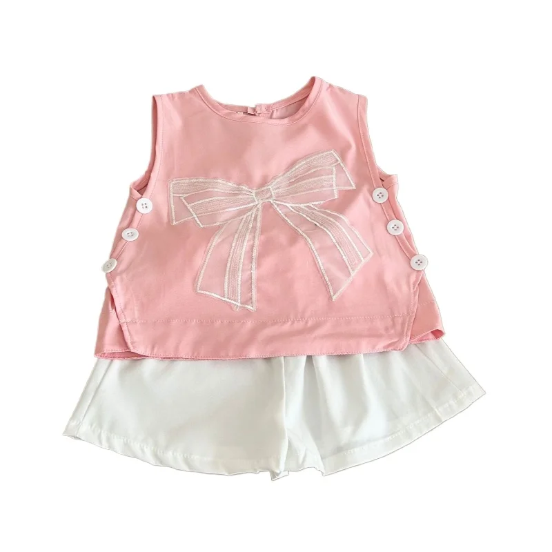 New Summer Fashion Baby Girls Clothes Children Sleeveless Vest Shorts 2Pcs/Set Infant Clothing Toddler Costume Kids Tracksuits
New Summer Fashion Baby Girls Clothes Children Sleeveless Vest Shorts 2Pcs/Set Infant Clothing Toddler Costume Kids Tracksuits