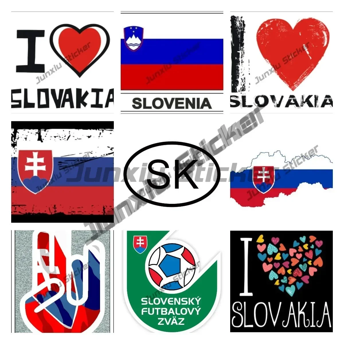 Slovakia Flag Car Sticker PVC Decal Motorcycle Car Pickup Bumper Window Trunk Personality Accessories
Slovakia Flag Car Sticker PVC Decal Motorcycle Car Pickup Bumper Window Trunk Personality Accessories