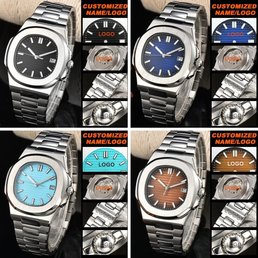 Moq 5 units wholesale price custom logo high quality luxury watch 42mm Men's Mechanical Watch NH35 Movement
Moq 5 units wholesale price custom logo high quality luxury watch 42mm Men's Mechanical Watch NH35 Movement