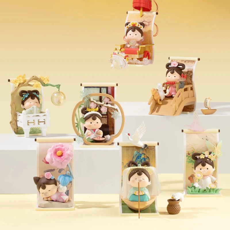 Gongting Treasure Blind Box Figurine Chinese Palace Cultural Creative Moon Watching Princess Famous Painting Series Home Decor
Gongting Treasure Blind Box Figurine Chinese Palace Cultural Creative Moon Watching Princess Famous Painting Series Home Decor