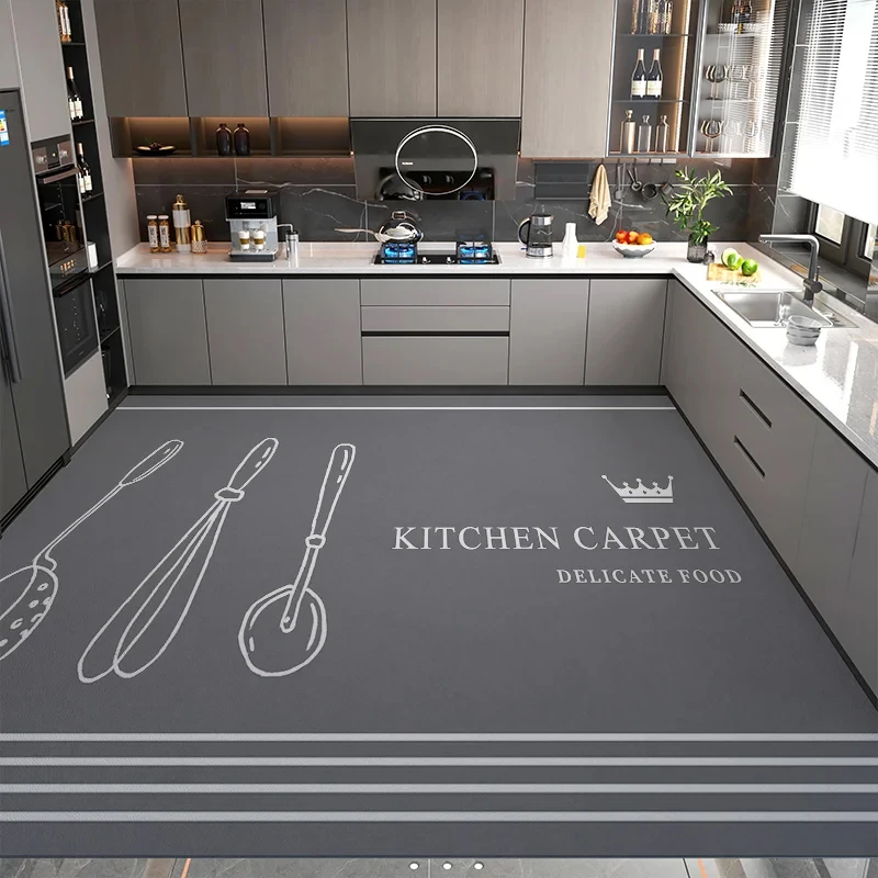 Kitchen Floor Mat Pvc Waterproof Leather Carpet Non-slip Oil-proof Special Mats Large Area Rug Easy To Clean Alfombra De Cocina
Kitchen Floor Mat Pvc Waterproof Leather Carpet Non-slip Oil-proof Special Mats Large Area Rug Easy To Clean Alfombra De Cocina