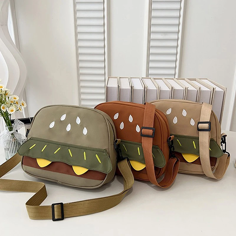 Casual Crossbody Bag Harajuku Hamburg Embroidery Shoulder Bag Solid Color Zipper Pouch Coin Pouch Mobile Phone Pack Unisex
Casual Crossbody Bag Harajuku Hamburg Embroidery Shoulder Bag Solid Color Zipper Pouch Coin Pouch Mobile Phone Pack Unisex