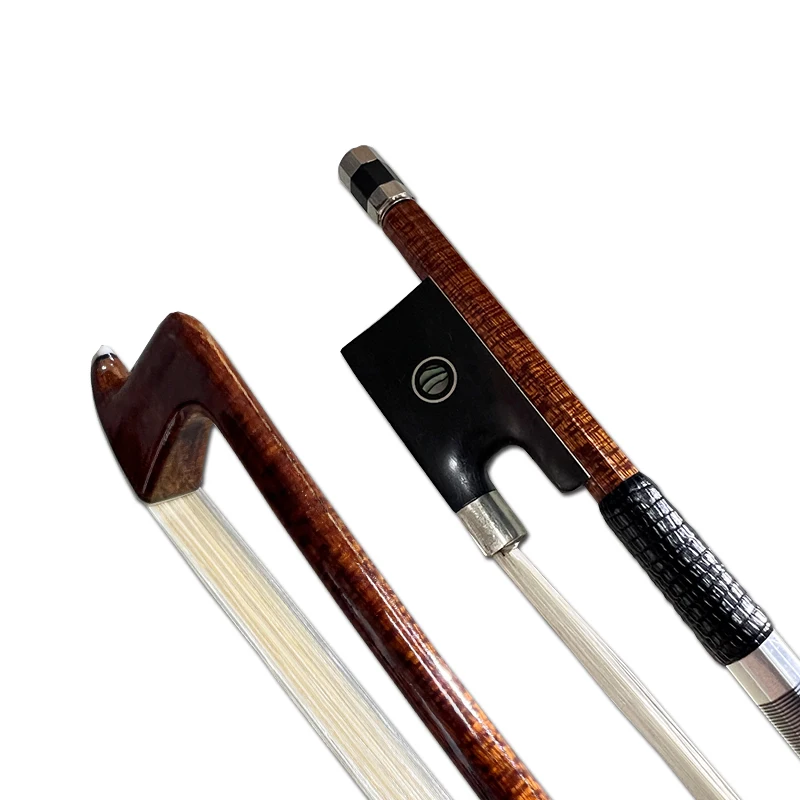 Hooqu Hot Sale Wholesale Handmade Round Brazil Wood Ebony Frog Professional Violin Bow 4/4
Hooqu Hot Sale Wholesale Handmade Round Brazil Wood Ebony Frog Professional Violin Bow 4/4