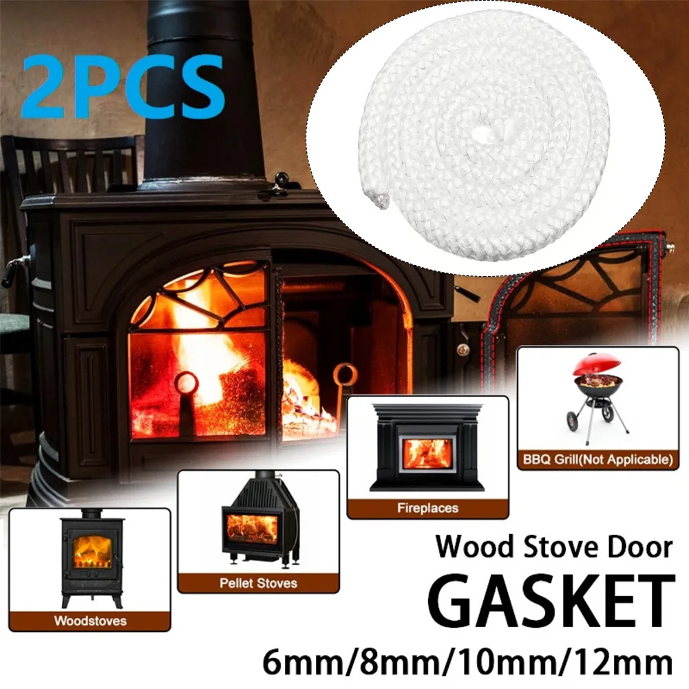 2PCS Fiberglass Stove/Fire Rope Wood Burning Stove 78inch Log Burner Door Seal Fireplace Sealing Rope Home Accessories
2PCS Fiberglass Stove/Fire Rope Wood Burning Stove 78inch Log Burner Door Seal Fireplace Sealing Rope Home Accessories