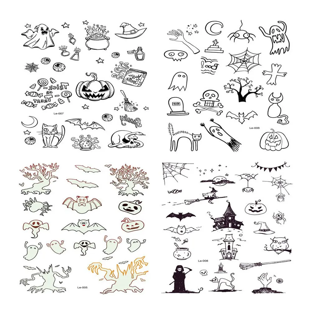 Halloween Makeup Stickers for in The Dark Cartoon Decals Funny
Halloween Makeup Stickers for in The Dark Cartoon Decals Funny