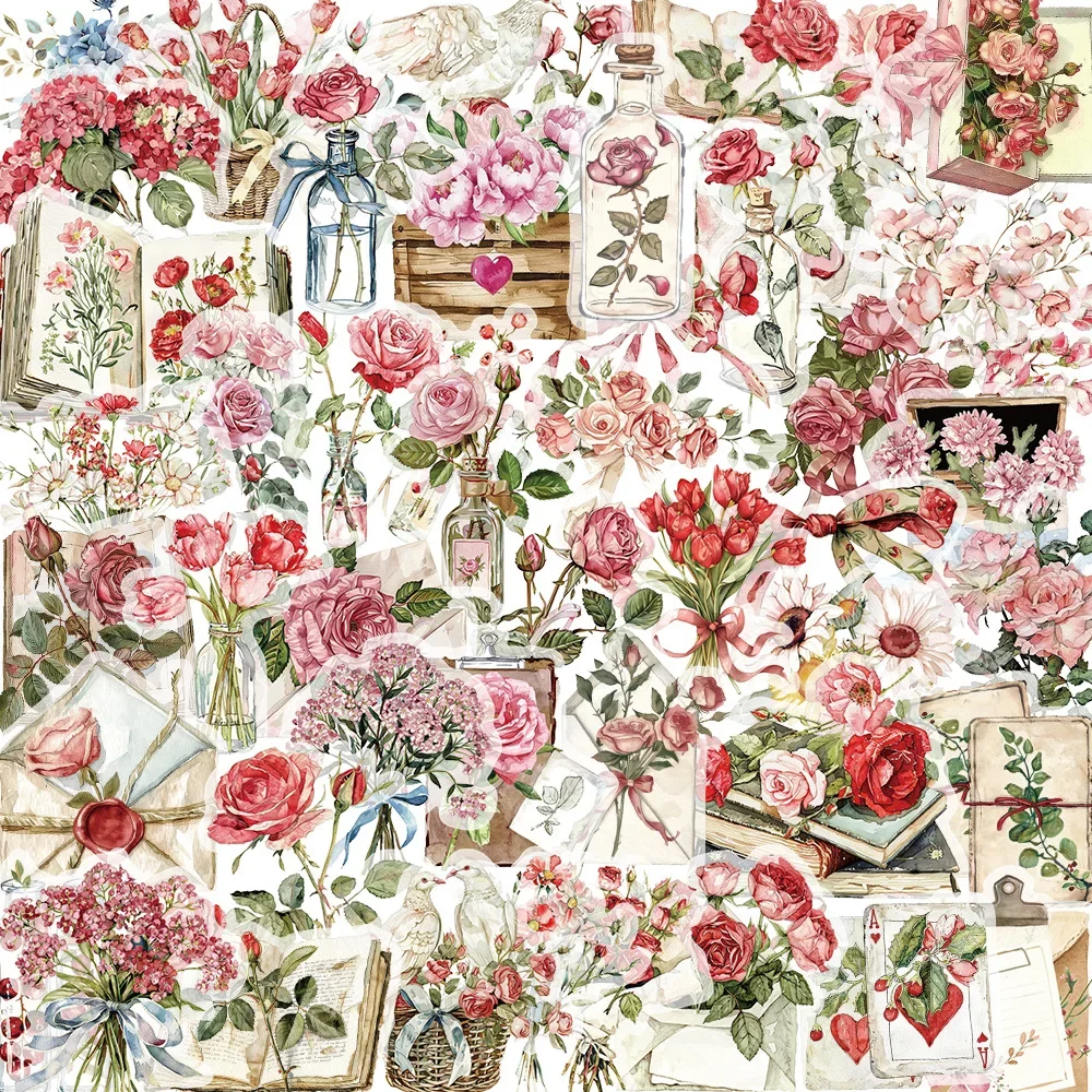 10/30/50Pcs Rose Flower PET Waterproof Graffiti Sticker Aesthetic Decorative Luggage Cup Guitar Laptop Phone Notebook Stickers
10/30/50Pcs Rose Flower PET Waterproof Graffiti Sticker Aesthetic Decorative Luggage Cup Guitar Laptop Phone Notebook Stickers