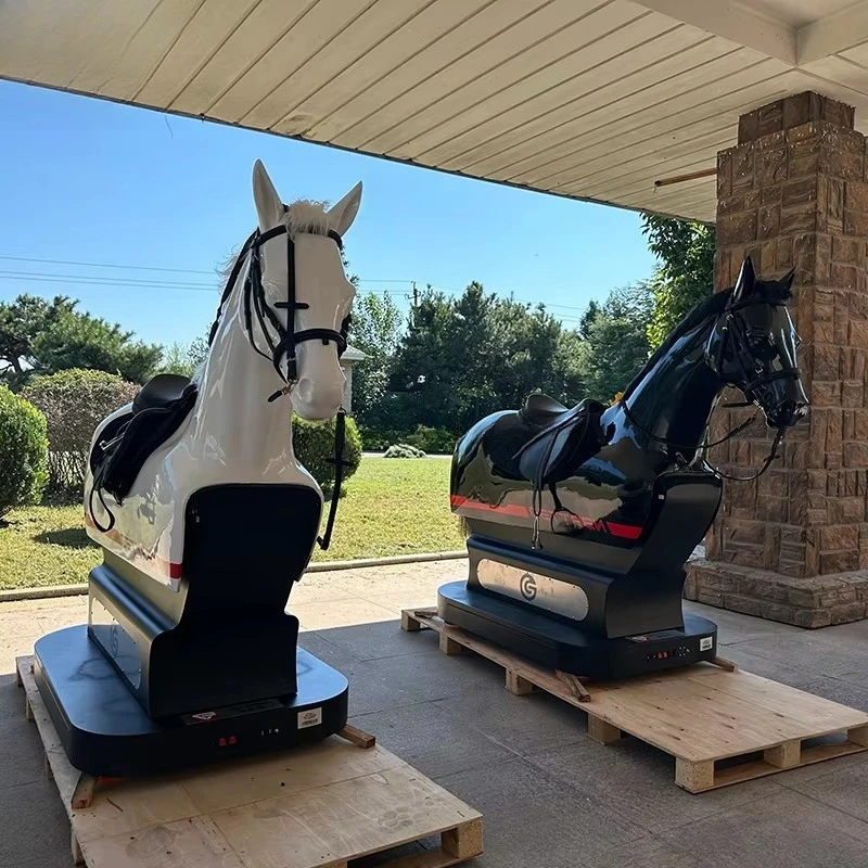Mechanical Horse Riding Simulator Virtual Equestrian Training Machine for Gyms Rehab Centers Riding Schools
Mechanical Horse Riding Simulator Virtual Equestrian Training Machine for Gyms Rehab Centers Riding Schools