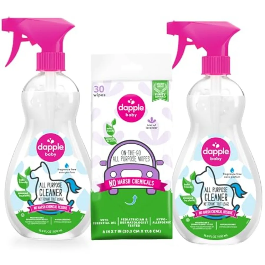 All Purpose Cleaning Spray and All Purpose - 2 Pack 16.9 fl oz Bottle - 30 Cleaning Total - Fragrance-Free, Hypoallergenic and
All Purpose Cleaning Spray and All Purpose - 2 Pack 16.9 fl oz Bottle - 30 Cleaning Total - Fragrance-Free, Hypoallergenic and