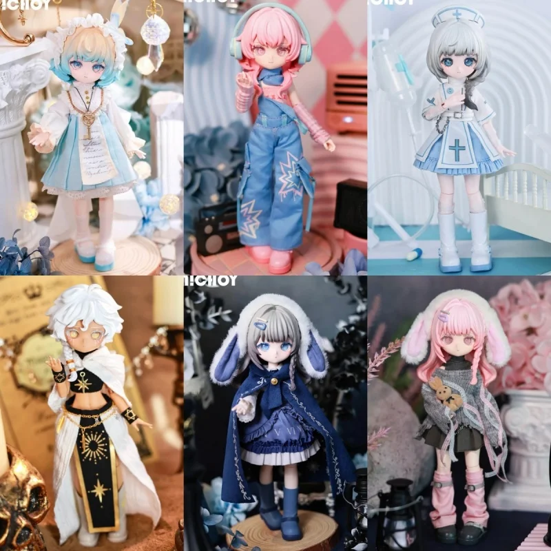 New 1/12 Bjd Michoy Doomsday Prologue Series Blind Box Cute Girl Action Figure Moveable Doll Desktop Ornament Model Girls Gift
New 1/12 Bjd Michoy Doomsday Prologue Series Blind Box Cute Girl Action Figure Moveable Doll Desktop Ornament Model Girls Gift