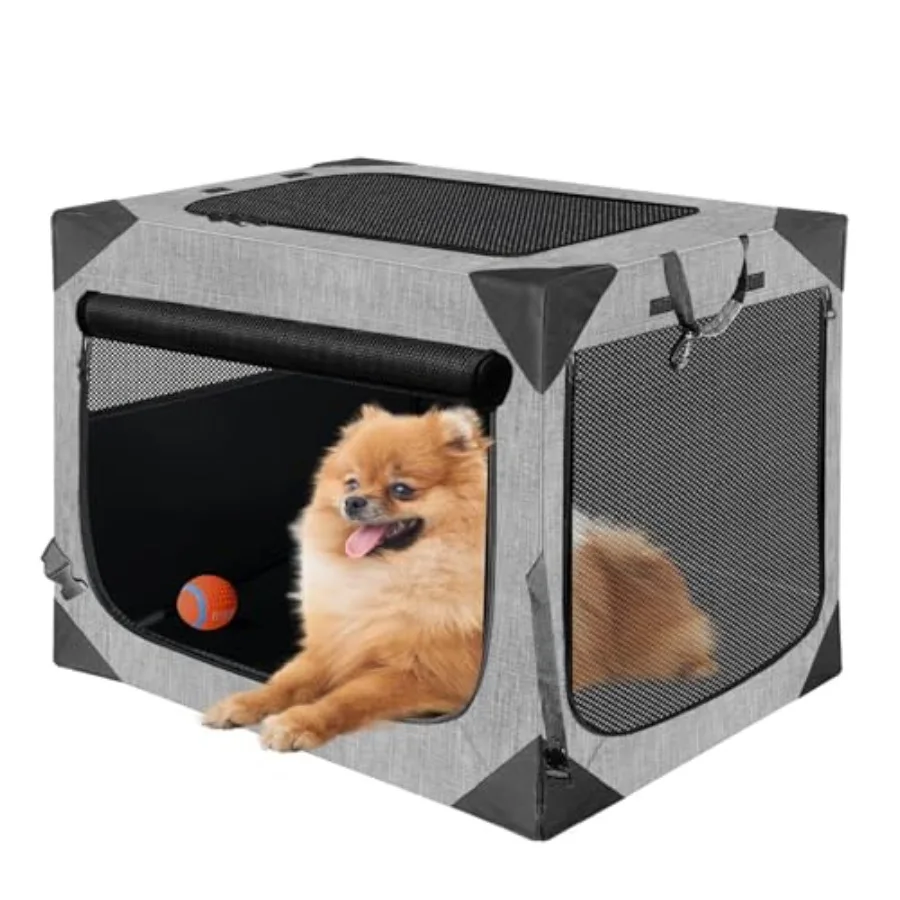 Dog Crate, Collapsible Soft Travel Crate for Large Dogs 3 Year Warranty,Indoor and Outdoor Portable Pet Kennel with Chew-Proof
Dog Crate, Collapsible Soft Travel Crate for Large Dogs 3 Year Warranty,Indoor and Outdoor Portable Pet Kennel with Chew-Proof