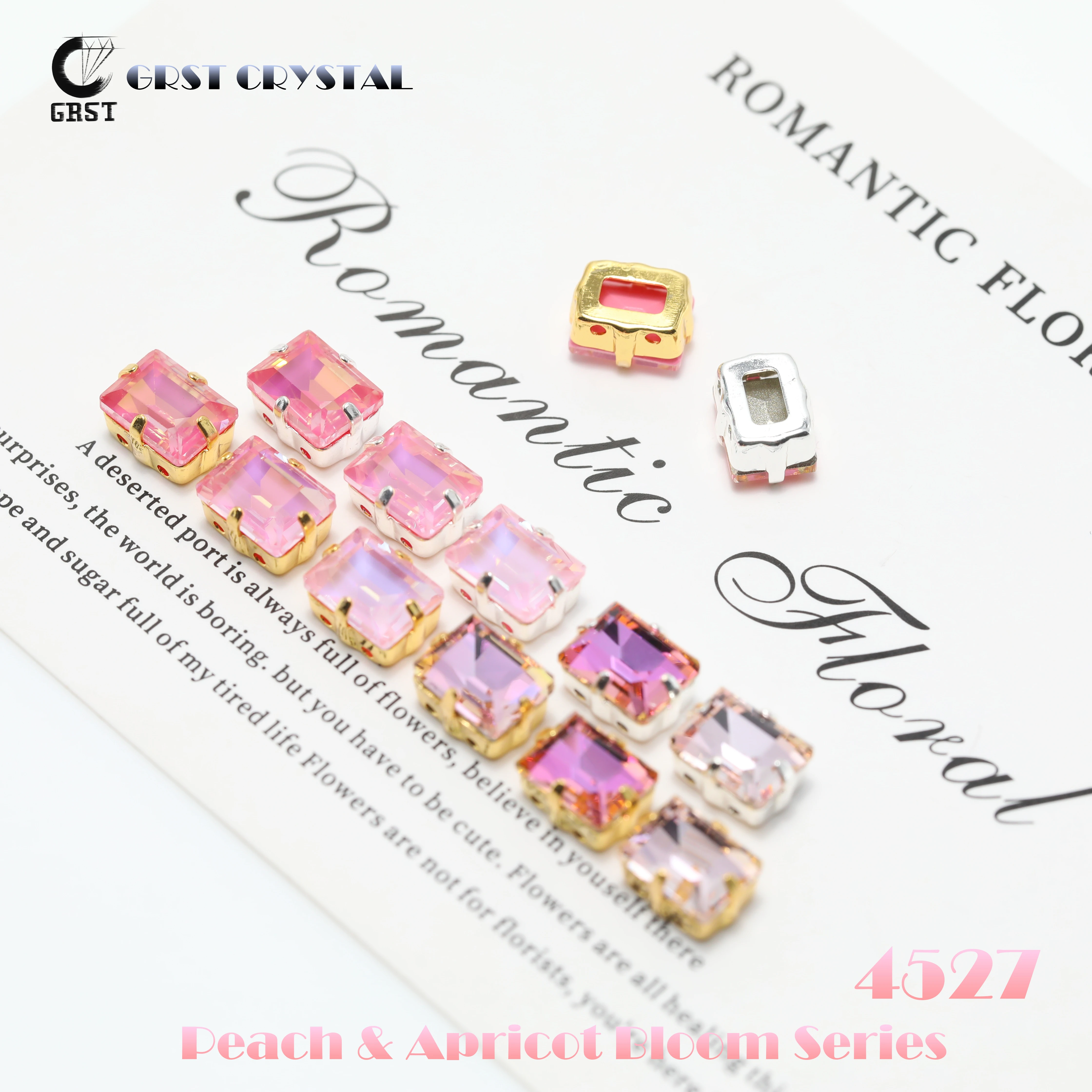Sparkling Crystal 4527 Step Cut Fancy Stone Claw Rhinestones Peach Apricot Bloom Series Bags Shoes Wedding Dress DIY Supplies
Sparkling Crystal 4527 Step Cut Fancy Stone Claw Rhinestones Peach Apricot Bloom Series Bags Shoes Wedding Dress DIY Supplies