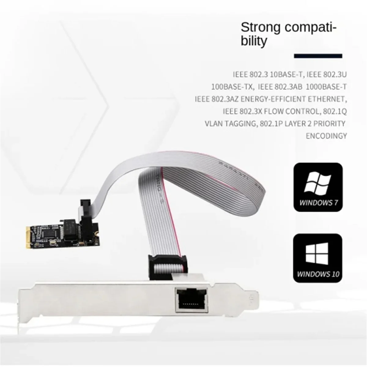 AD41-M. 2 2.5G Gigabit Network Card 2500M Industrial Esports Network Adapter M2 (B+M Key) I226
AD41-M. 2 2.5G Gigabit Network Card 2500M Industrial Esports Network Adapter M2 (B+M Key) I226