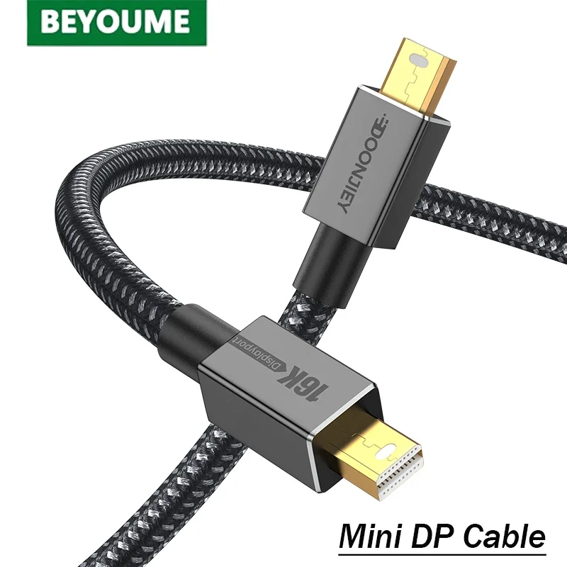 8K/16K MINI DP Male to Male Cable Gold Plated Mini DisplayPort to MINI Display Port Adapter Cord For MacBook Air Pro Surface
8K/16K MINI DP Male to Male Cable Gold Plated Mini DisplayPort to MINI Display Port Adapter Cord For MacBook Air Pro Surface