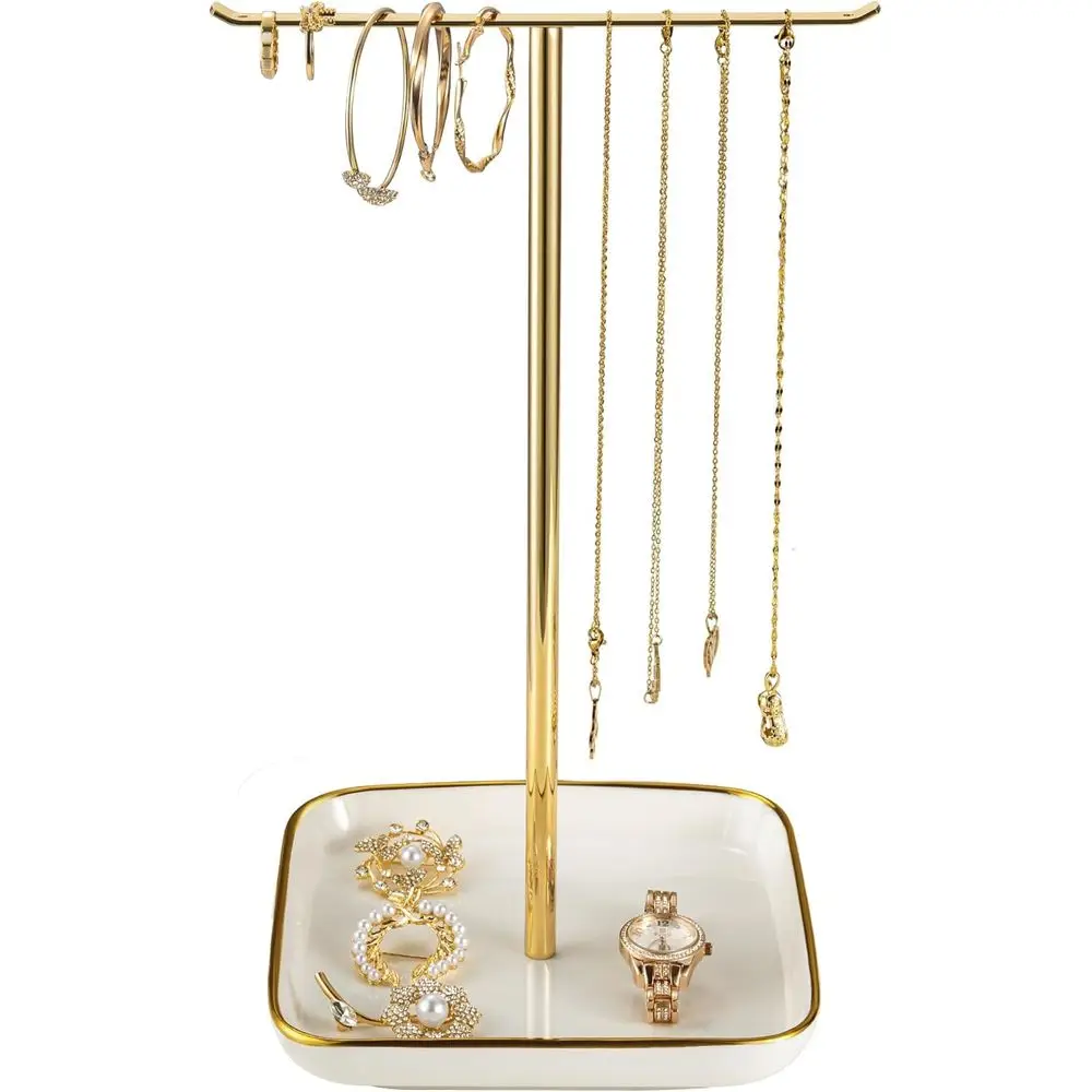 12 Tall Elegant Jewelry Organizer Rack, Tree Design for Displaying and Storing Jewelry, Aesthetic Room Decor for Women, Gold
12 Tall Elegant Jewelry Organizer Rack, Tree Design for Displaying and Storing Jewelry, Aesthetic Room Decor for Women, Gold