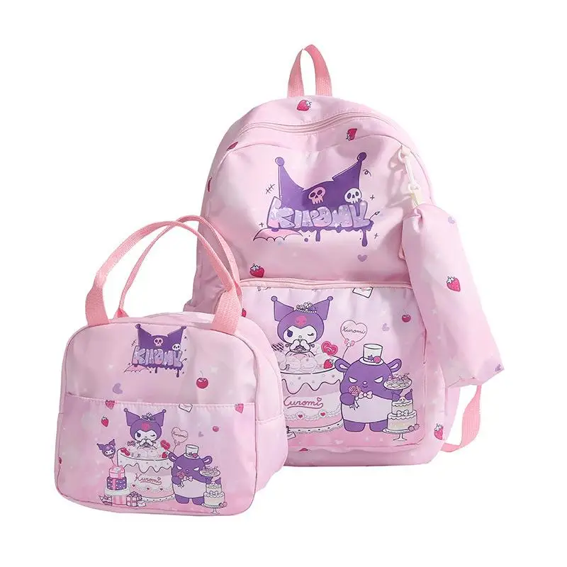 Два тысячи и двадцать пять новых Sanrios Hello Kittys Kuromi школьная сумка студенческая сумка пенал 3 шт. модный фестивальный подарок
Два тысячи и двадцать пять новых Sanrios Hello Kittys Kuromi школьная сумка студенческая сумка пенал 3 шт. модный фестивальный подарок