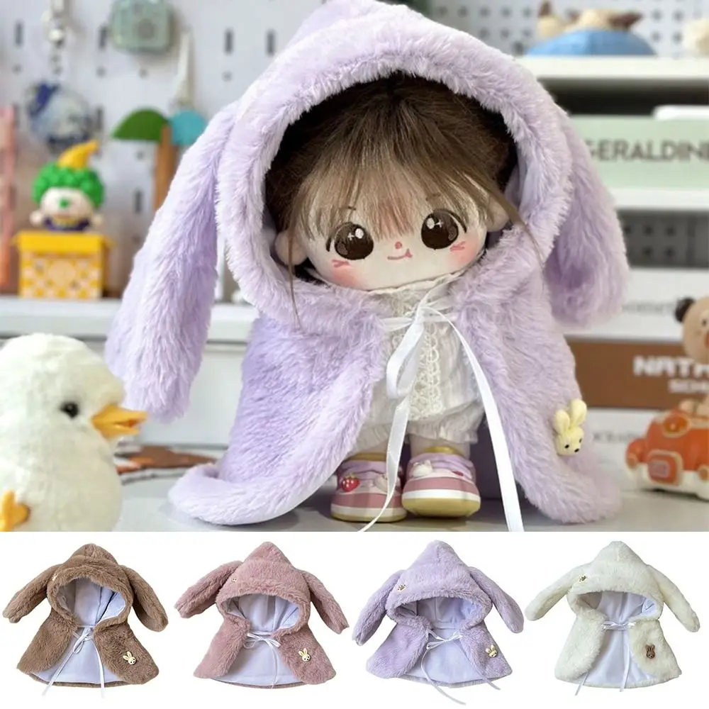 20CM Doll Clothes Hairy Rabbit Ear Changing Dressing Game Doll Plush Cloak Multicolor Playing House Doll Hooded Shawl Gift Toy
20CM Doll Clothes Hairy Rabbit Ear Changing Dressing Game Doll Plush Cloak Multicolor Playing House Doll Hooded Shawl Gift Toy
